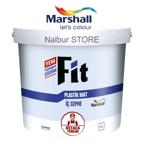 Marshall Fit Plastik Mat 3.5 Kg İç Cephe Boyası - Görsel 7