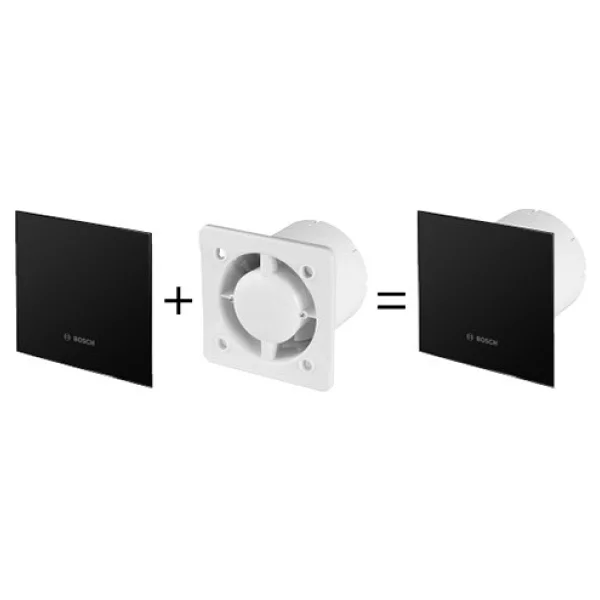 Bosch Banyo Aspiratörü / Fanı 1700 Serisi Mat Siyah 125 Mm Çap - Görsel 8