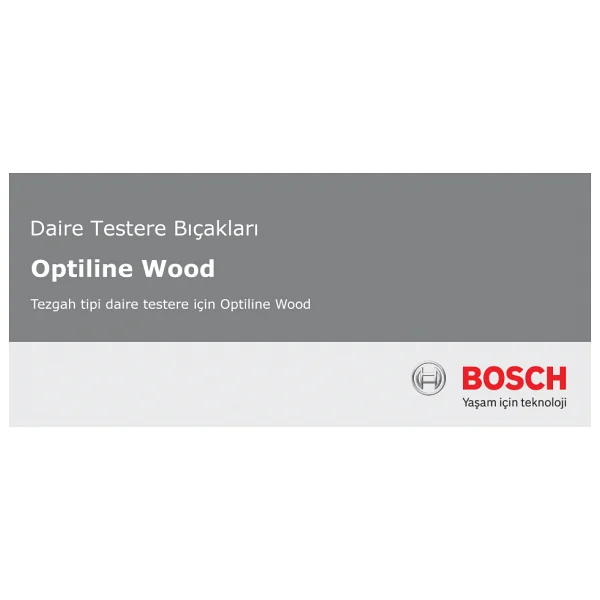 Bosch - Optiline Serisi Ahşap İçin Daire Testere Bıçağı - 305 X 30 X 3,2 Mm, 72 Diş - Görsel 3