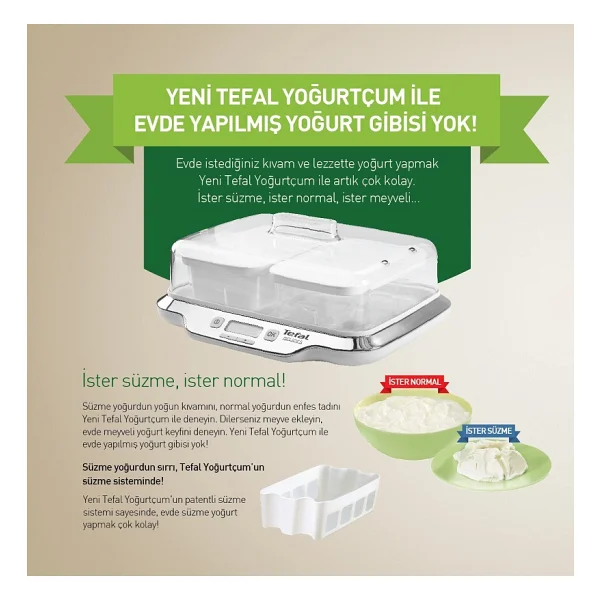 Tefal Yoğurtçum 2 Lt Yg650126 Yoğurt Makinesi - Görsel 10