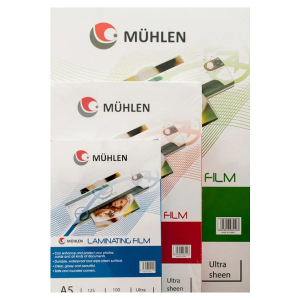 Mühlen A4 125 Micron 100'lü Laminasyon Makinesi Filmi - Görsel 3