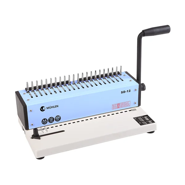 Mühlen Sd-12 Plastik Spiral Ciltleme Makinesi - Görsel 5