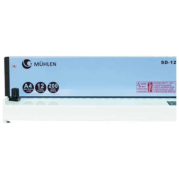 Mühlen Sd-12 Plastik Spiral Ciltleme Makinesi - Görsel 7