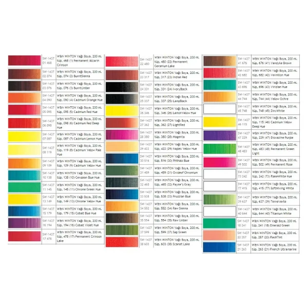 Winsor & Newton Winton 200 Ml 676 Vandyke Brown Yağlı Boya - Görsel 2