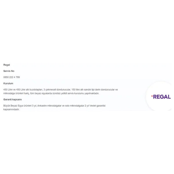 Regal BT 1001 Büro Tipi Buzdolabı - Görsel 6