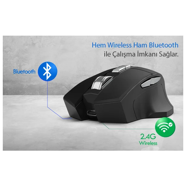 Inca Iwm-555 Bluetooth Optik Mouse - Görsel 10