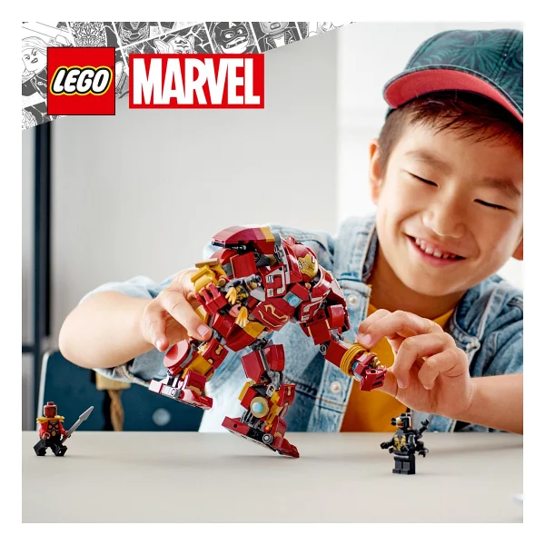Lego 76247 Marvel Hulkbuster Wakanda Savaşı - Görsel 10