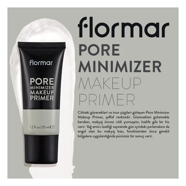 Flormar Gözenek Görünümünü Gizleyen Pürüzsüzleştirici 35 Ml Makyaj Bazı - Görsel 5