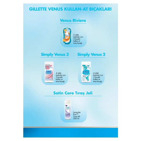 Gillette Venüs Satin Care 200 Ml Tıraş Jeli - Görsel 2