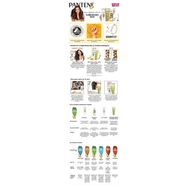 Pantene 3 Dakikada Mucize Güç Ve Parlaklık 200 Ml Saç Kremi - Görsel 9