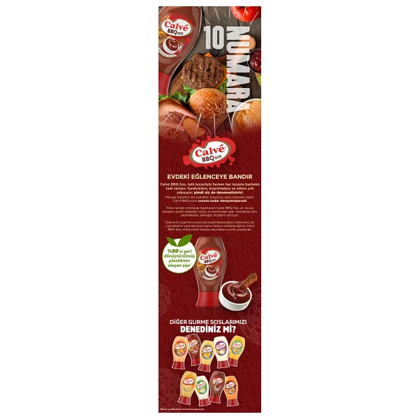 Calve Barbekü Sos 290 Gr - Görsel 2