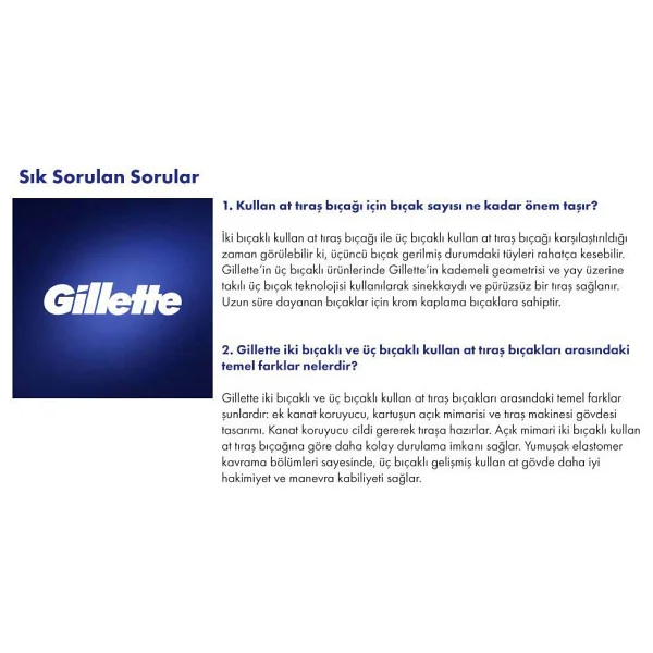 Gillette Sensor 3 6 Başlıklı Tıraş Bıçağı - Görsel 9