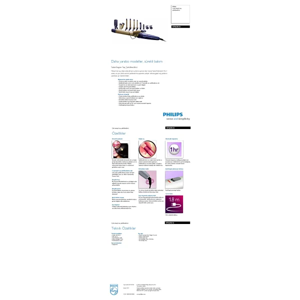 Philips Hp4698/01 Salon Geometrics 10'u 1 Arada Saç Şekillendirme Seti - Görsel 2