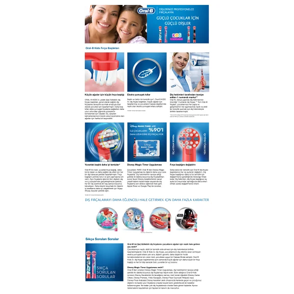 Oral-B Stages Power 2'li Çocuk Diş Fırçası Başlığı - Görsel 3