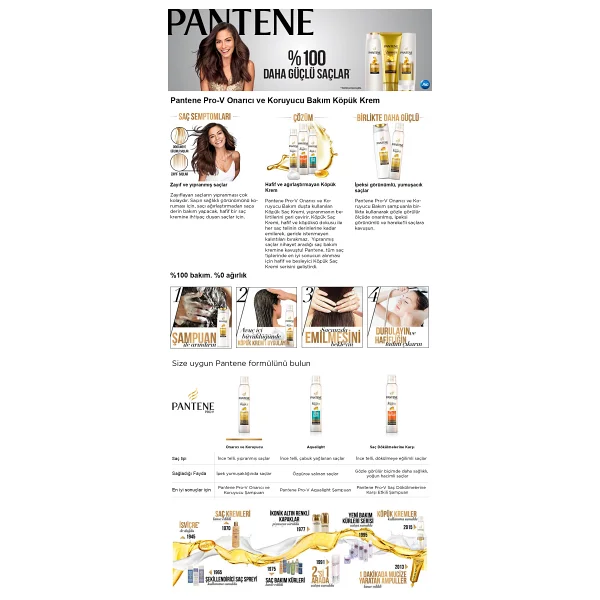 Pantene Micellar Arındırıcı Ve Besleyici 180 Ml Köpük Saç Kremi - Görsel 8