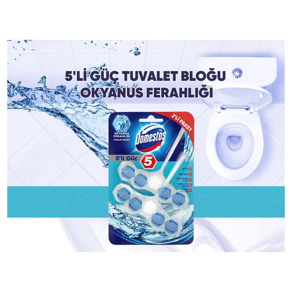 Domestos Tuvalet Bloğu 100 Gr - Görsel 4