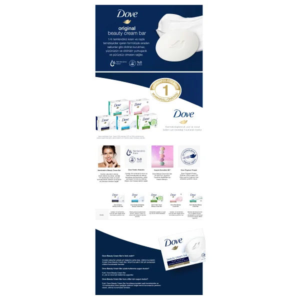 Dove Katı Güzellik Sabunu 90 G Original Nemledirici Etkili Yumuşak Cilt İçin - Görsel 9