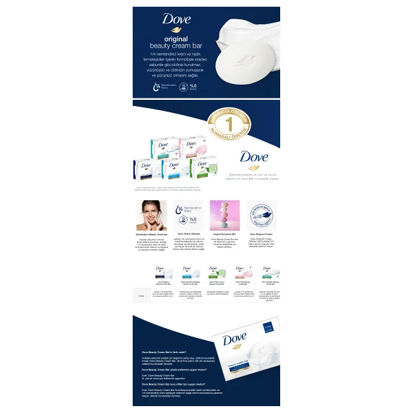Dove Cream Bar Original 4x90 Gr Güzellik Sabunu - Görsel 10