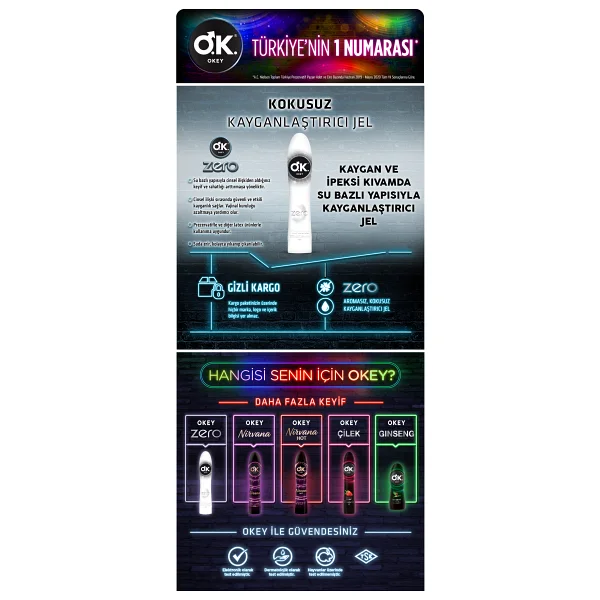 Okey Zero 100 Ml Kayganlaştırıcı Jel - Görsel 7
