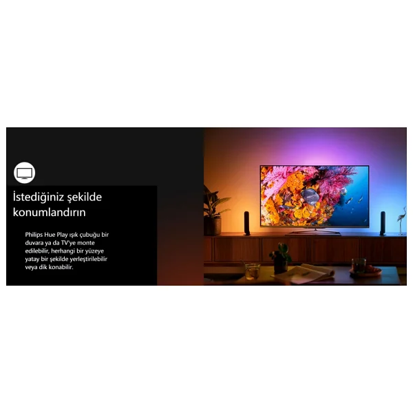 Philips Hue Play 2'li Ekopaket - Siyah - Görsel 10