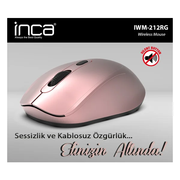 Inca Iwm-212rg Silent Wireless Mouse - Görsel 10