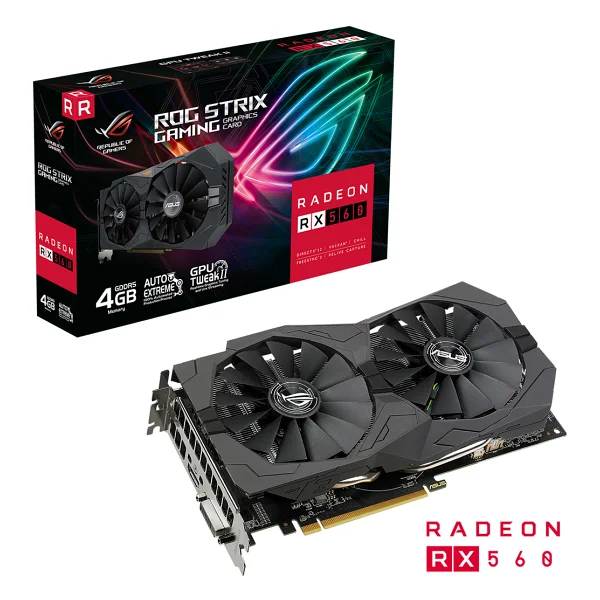 Asus RX 560 Rog Strix Rog-Strıx-Rx560-4g-V2-Gamıng 128 Bit Gddr5 4 GB Ekran Kartı - Görsel 8