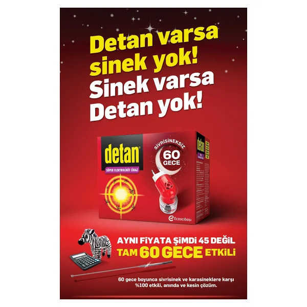 Detan Süper Elektrolikit Cihaz + Yedek 60 Gece - Görsel 7
