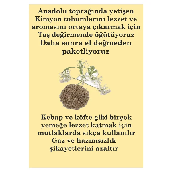 Parmak Baharat Toz Kimyon 1 Kg - Görsel 4