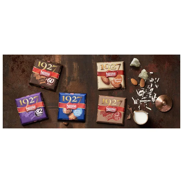 Nestle 1927 %82 Kakaolu 60 Gr 6'lı Paket Bitter Çikolata - Görsel 2