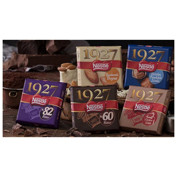 Nestle 1927 %82 Kakaolu 60 Gr 6'lı Paket Bitter Çikolata - Görsel 5