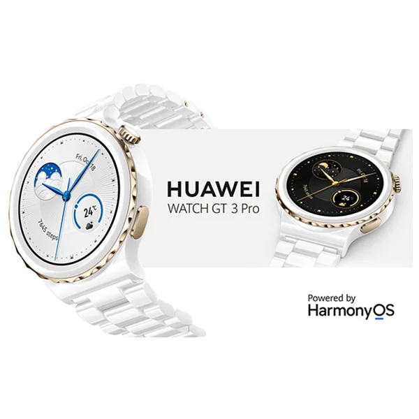 Huawei Watch Gt 3 Pro 43mm Seramik Kasa Ve Beyaz Deri Kayış Akıllı Saat - Görsel 9