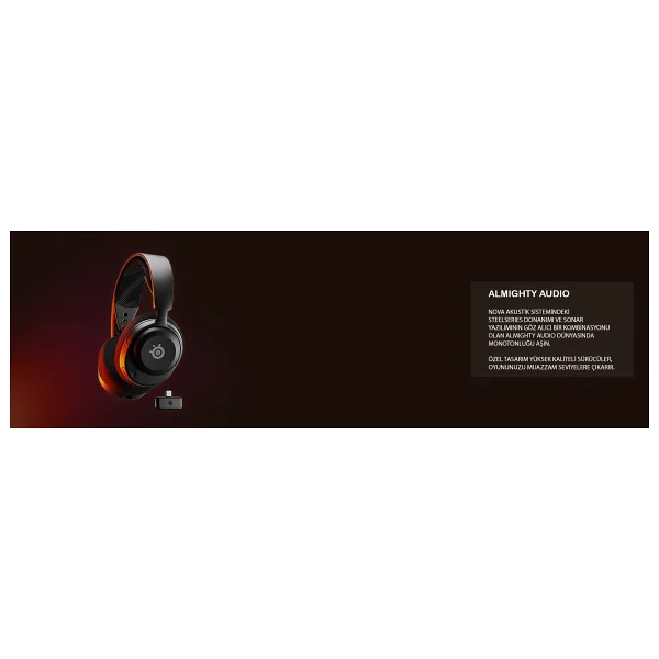 SteelSeries Arctis Nova 4P Kablosuz Kulak Üstü Oyuncu Kulaklığı - Görsel 7