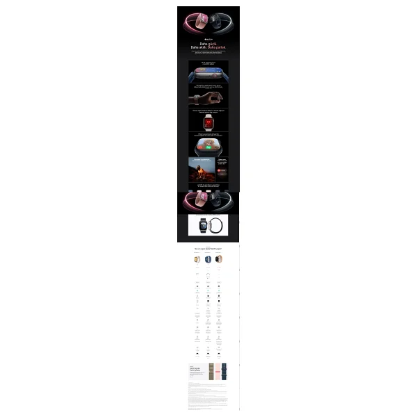 Apple Watch Series 9 GPS 41mm Gece Yarısı Alüminyum Kasa Ve Gece Yarısı Spor Kordon Akıllı Saat - Görsel 7