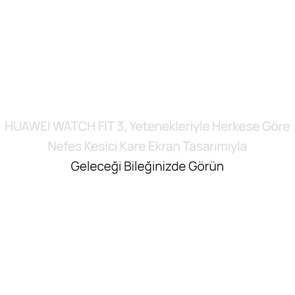 Huawei Watch Fit 3 Elegant Altın Akıllı Saat - Görsel 9