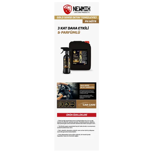 Newmix Gold Detay Temizleyici 5000 Ml - Görsel 7
