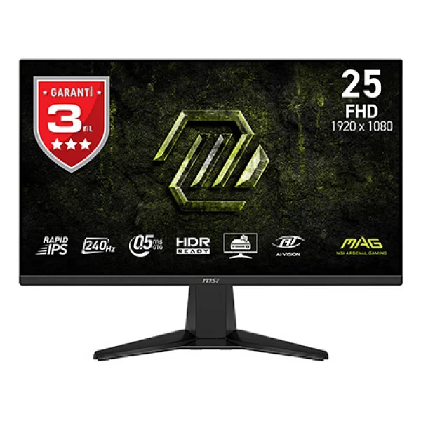 Msı Mag 255f X24 24.5" 0.5 Ms Full HD Ips 240 Hz Oyuncu Monitörü - Görsel 6