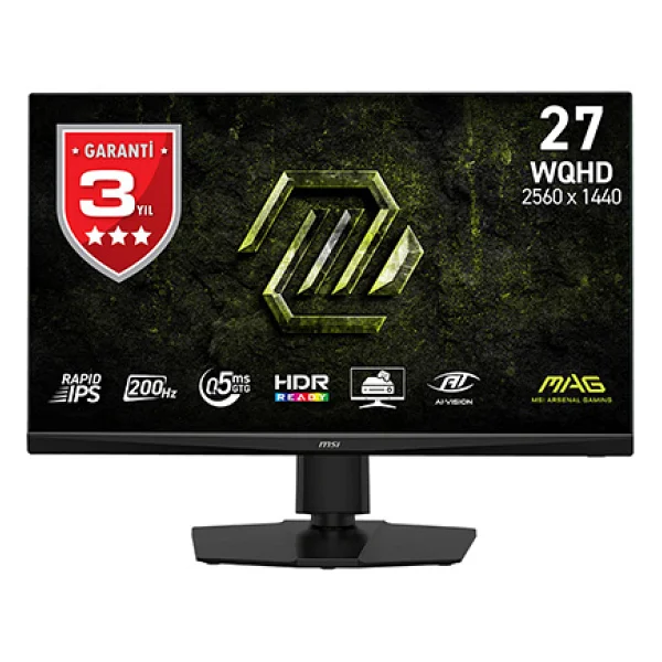 Msı Mag 272qpf E20 27" 0.5 Ms 2k Pivot Ips 200 Hz Oyuncu Monitörü - Görsel 7