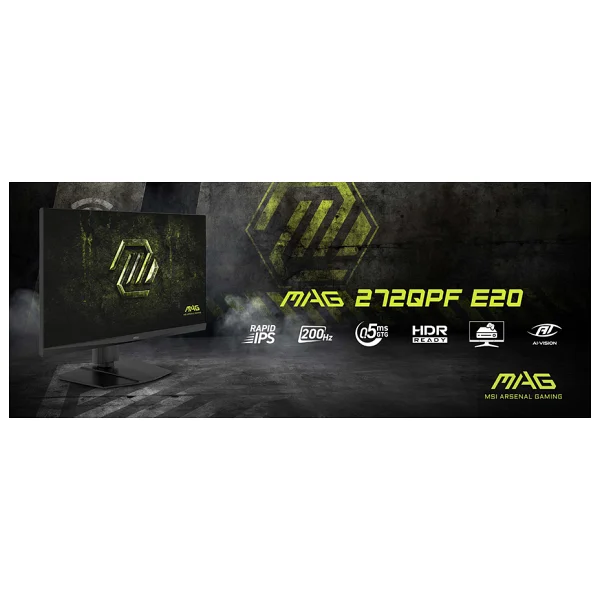 Msı Mag 272qpf E20 27" 0.5 Ms 2k Pivot Ips 200 Hz Oyuncu Monitörü - Görsel 8
