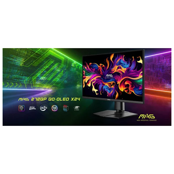 Msı Mag 272qp Qd-OLED X24 26.5" 0.03 Ms 2k 240 Hz Oyuncu Monitörü - Görsel 9