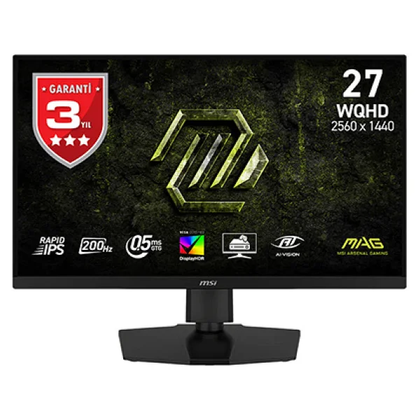 Msı Mag 274qpf E20 27" 0.5 Ms 2k Pivot Ips 200 Hz Oyuncu Monitörü - Görsel 8