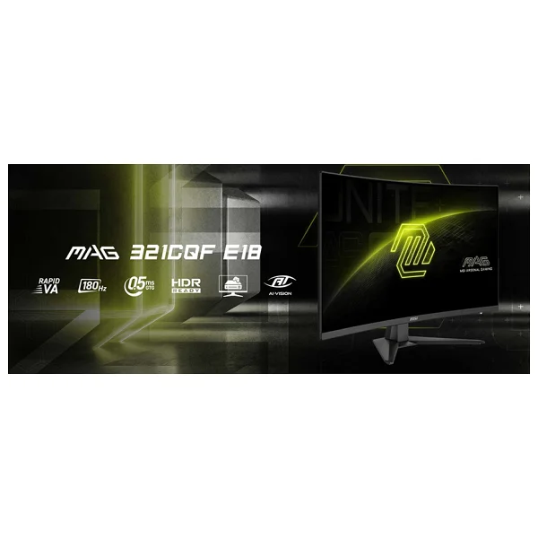 Msı Mag 321cqf E18 31.5" 0.5 Ms 2k Curved 180 Hz Oyuncu Monitörü - Görsel 7