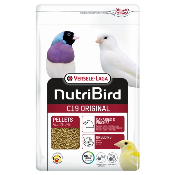 Versele Laga Nutribird C19 Original 3 Kg Kanarya Ve Finch Pelet Yem - Görsel 3