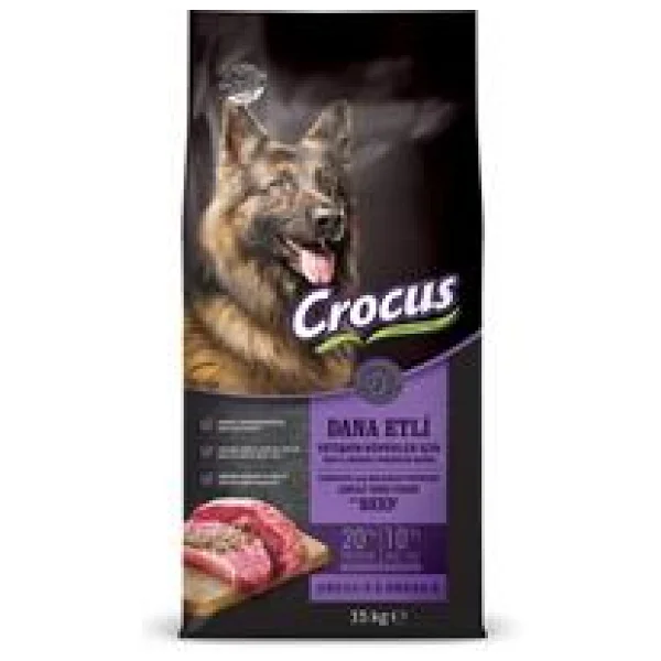 Crocus Biftekli Pirinçli 15 Kg Yetişkin Köpek Maması - Görsel 4