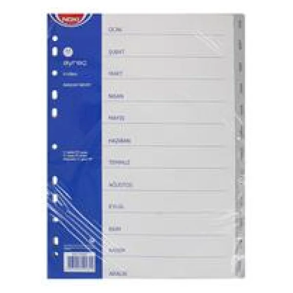 Noki 59280 A4 Aylar Ocak-Aralık Seperatör - Görsel 7