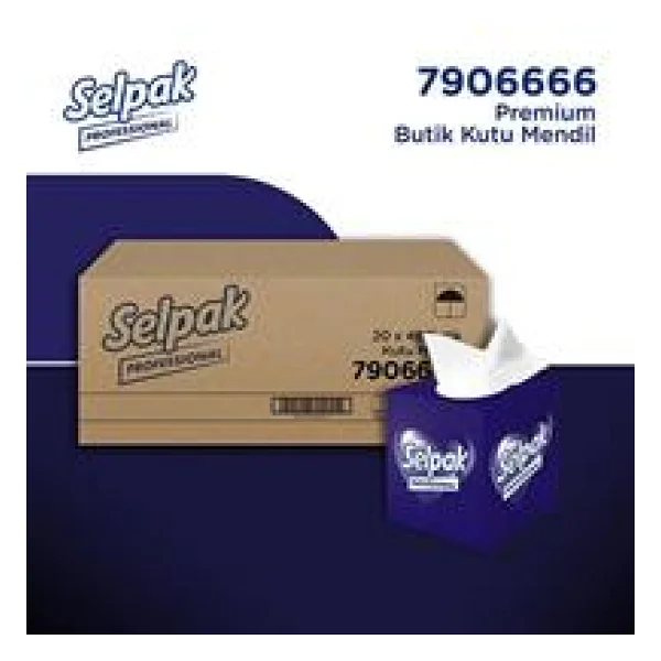 Selpak Professional Premium Butik Kutu Mendil 48'li - Görsel 6