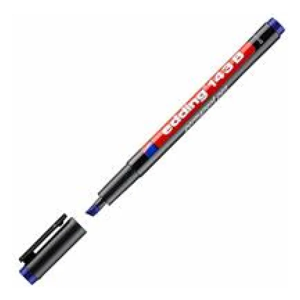 Edding 143b 3 Mm Kesik Uç Mavi Asetat Kalemi - Görsel 5