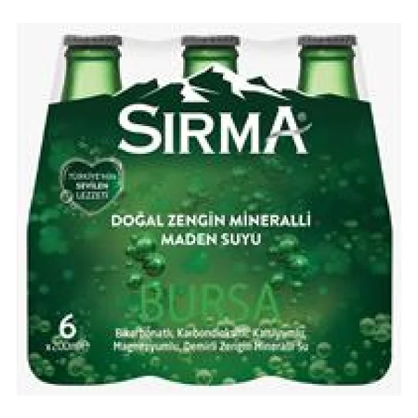 Sırma Maden Suyu 6x200 Ml - Görsel 5