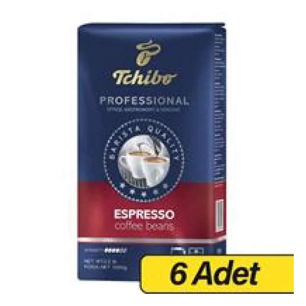Tchibo Professional Espresso Çekirdek Kahve 1 Kg 6'lı - Görsel 4