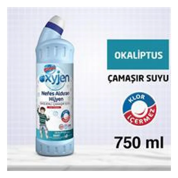Bingo Oksijen Okaliptus Çamaşır Suyu 750 Ml - Görsel 4