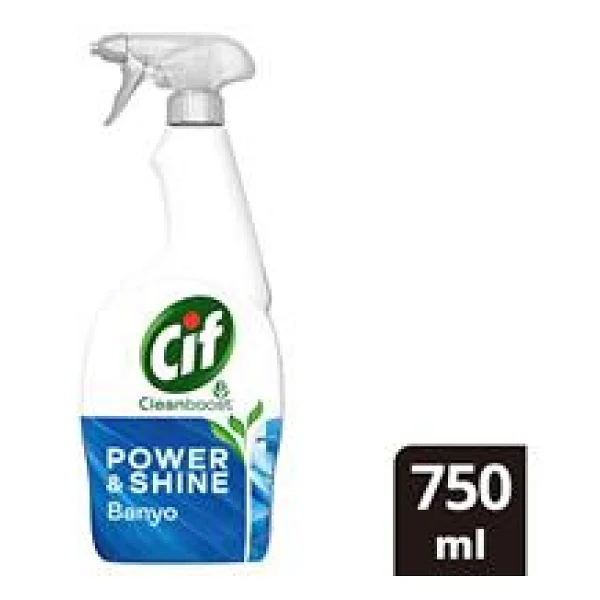 Cif Cleanboost Power & Shine Banyo Sprey Temizleyici 750 Ml - Görsel 7